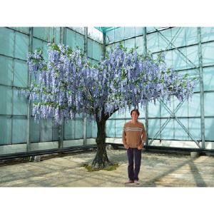 Wisteria ประดิษฐ์ต้นไม้สำหรับงานแต่งงาน